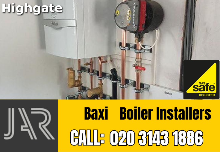 Baxi boiler installation Highgate